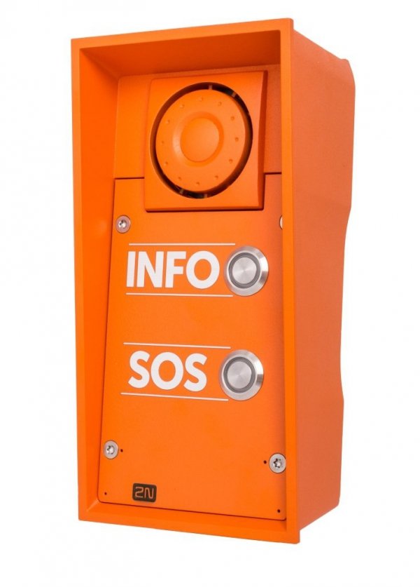 2N Helios IP Safety Domofon dwuprzyciskowy (INFO, SOS)