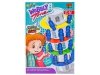 Rodzinna gra zręcznościowa CHWIEJNA WIEŻA Wobbly Tower Ruchoma, krzywa wieża