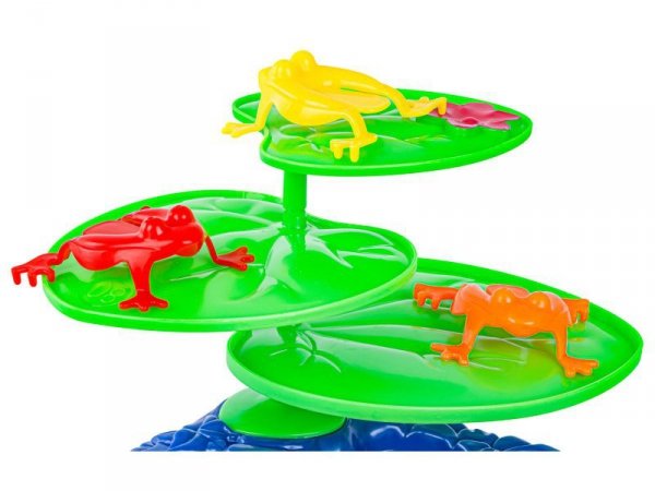 Wesoła Gra Zręcznościowa - SKACZĄCE ŻABKI &quot;Jumping frog&quot; Pchełki