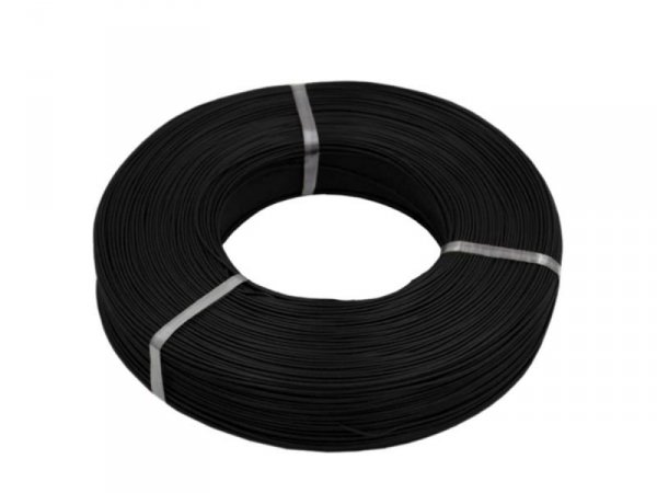 MSP Silikonowy przewód prądowy 8AWG 8,4mm2 1m CZARNY