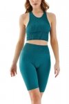 Top sportowy Seamless halter rib 1203 emerald Gabriella