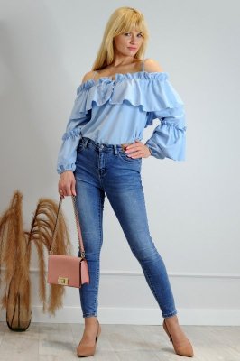 Bluzka damska Merribel Maurola Blue 