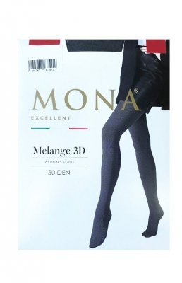 Rajstopy damska Mona Melange 3D 50 den 5 XL
