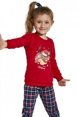Piżama dziewczęca Cornette 592/130 Reindeer