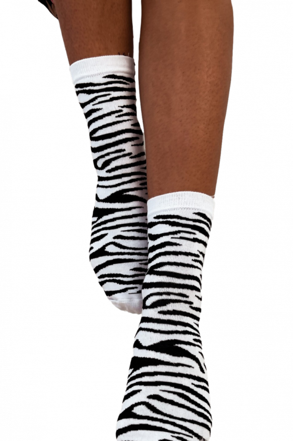 Skarpety damskie Milena 0200 Zebra