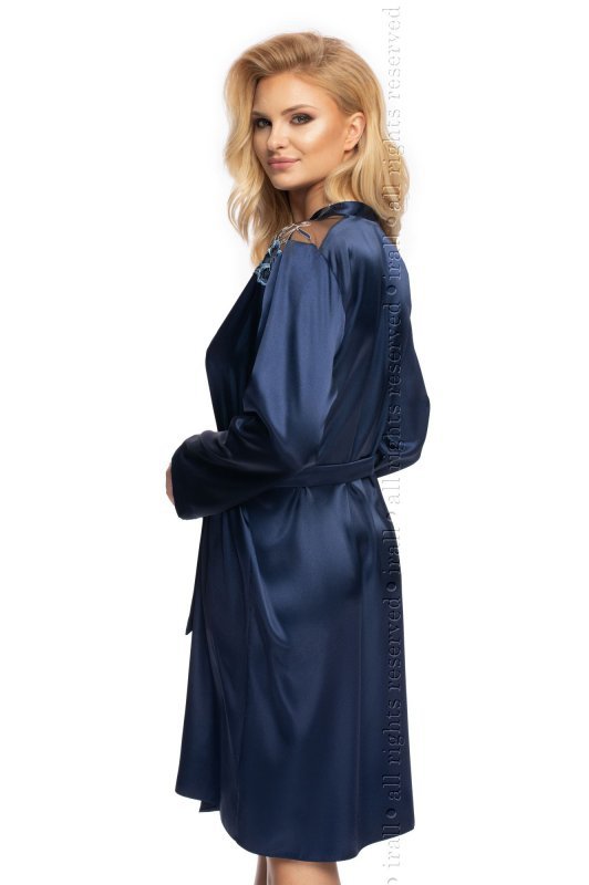 Szlafrok damski Irall Elodie Navy Blue