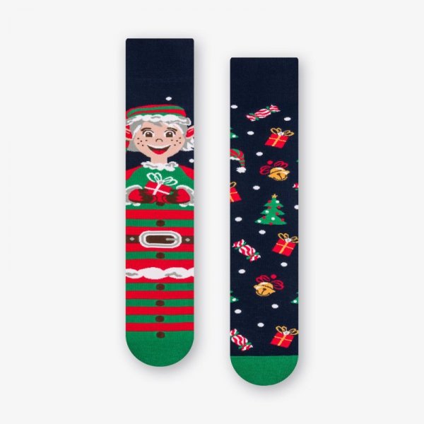 Skarpety More Elf 078-A048 Granatowe