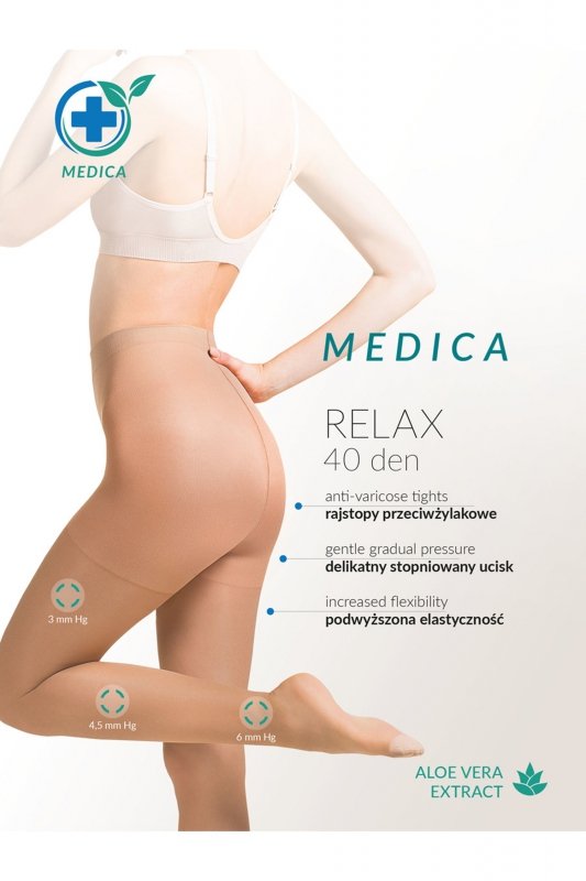 Rajstopy damskie Gabriella relax medica 40 den