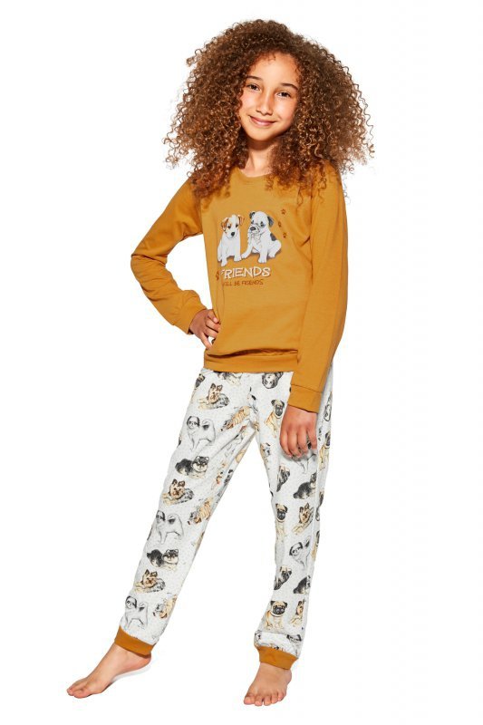 Piżama dziewczęca Cornette Kids 594/145 Dogs