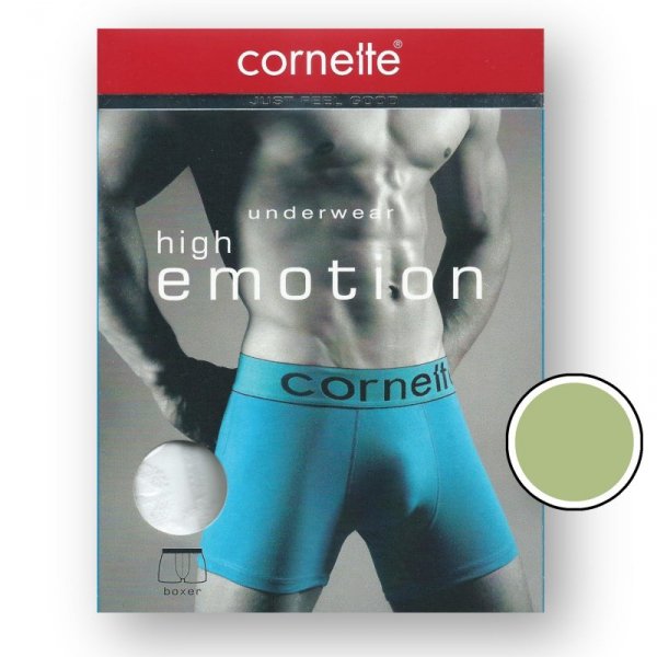 Bokserki męskie Cornette High emotion oliwkowe
