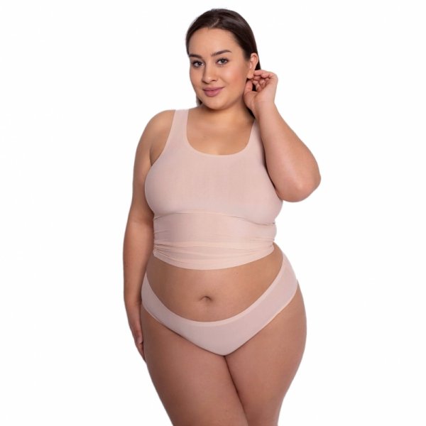 Figi damskie Julimex Flexi-one beżowe plus