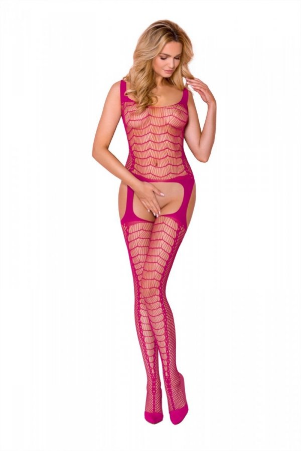 Bodystocking CA007 fuchsia Casmir