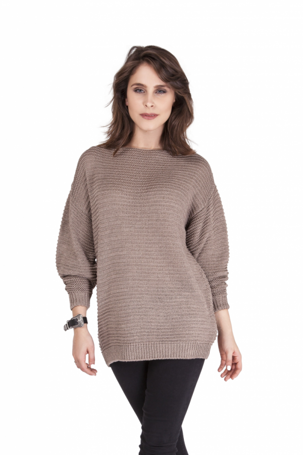 Sweter damski MKM Beatrix SWE 097 Mocca