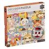 Petit Collage puzzle dekoder zwierzęta