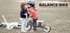 Balance bike rowerek biegowy szaro kremowy