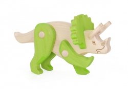 Bajo drewniany Triceratops