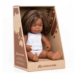 Miniland lalka dziewczynka Aborygenka 38cm