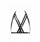 Bijoux Indiscrets - MAZE Halter Bra Harness Black Bijoux Indiscrets - MAZE Halter Bra Harness Black