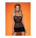 Obsessive D605 sukienka czarna XL/XXL Obsessive D605 sukienka czarna XL/XXL