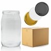 Szklany słoik 900 ml – klasyczny kształt i grube szkło