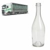 750 ml prosecco bottle made of Flint glass – elegant shape