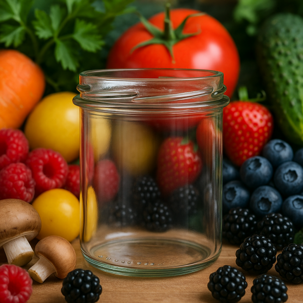 350 ml jar fi 82 – filled with jam