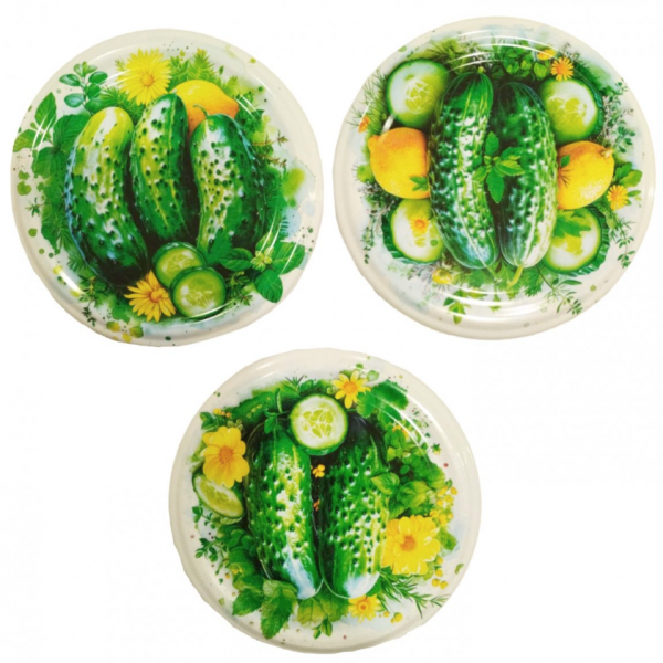 Natural-themed TO-82 jar lids – vibrant and colorful designs