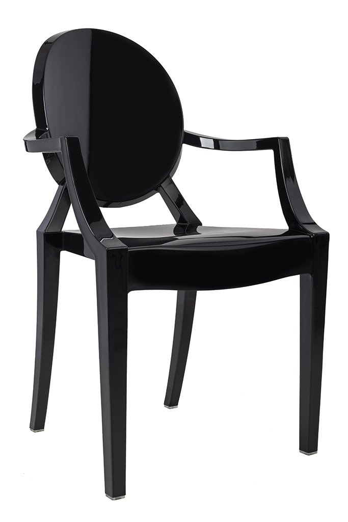 Krzesło LOUIS czarne