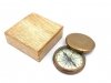 Kompas turystyczny w drewnianym pudełku 1042