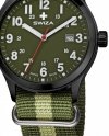 zegarek SWIZA Kretos Gent SST black-olive-green WAT.0251.1102