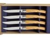 Opinel Zestaw 4 noży Table Chic Olive Wood