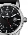 Zegarek SWIZA Siriuz GMT SST black-black WAT.0352.1001