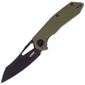 Nóż Kubey Knife New Vagrant Tan G10, Darkwashed AUS-10 (KU291E)