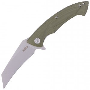 Nóż Kubey Anteater OD Green G10, Sandblast D2 (KU212B)