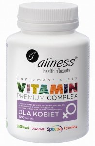 MEDICALINE Aliness Premium Vitaminy dla kobiet 120 tabl