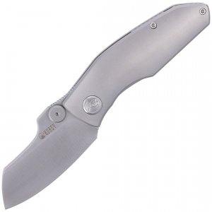Nóż Kubey Knife Monsterdog, Gray Titanium, Satin CPM-20CV (KB285B)