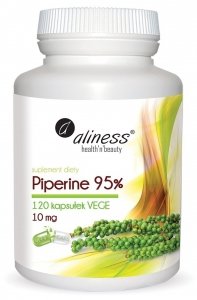 Piperine 95% 10 mg x 120 kapsułek Aliness 