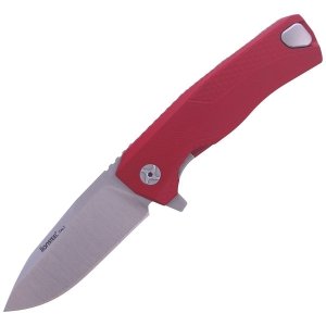 Nóż LionSteel ROK Red Aluminium, Satin M390 (ROKARS)