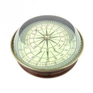 Mosiężny kompas soczewkowy NC2511
