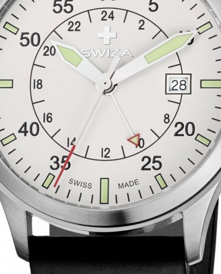 zegarek SIRIUZ GMT, SST, white, black WAT.0352.1004