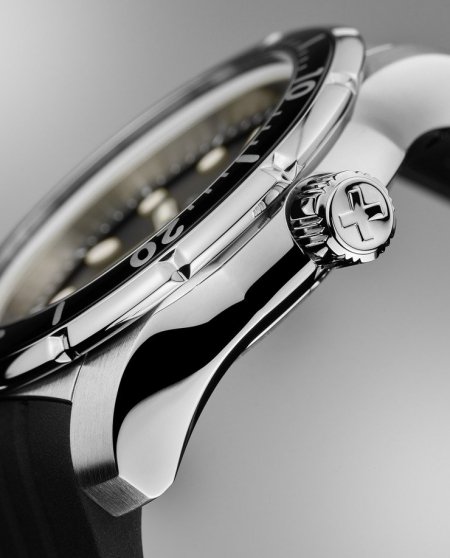 Zegarek SWIZA Tetis Gent SST black-black WAT.0461.1003