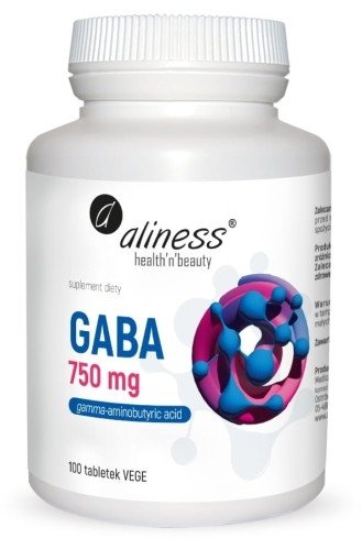 Aliness GABA 750 mg x 100 Vege tabs
