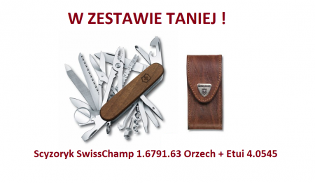Scyzoryk Victorinox SwissChamp Orzech w zestawie z etui