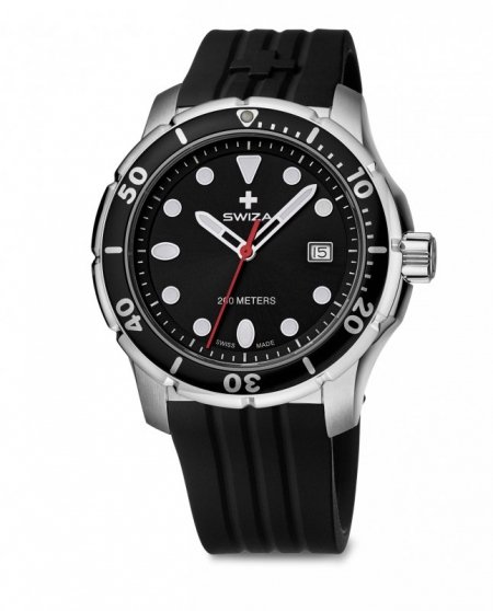 Zegarek SWIZA Tetis Gent SST black-black WAT.0461.1001