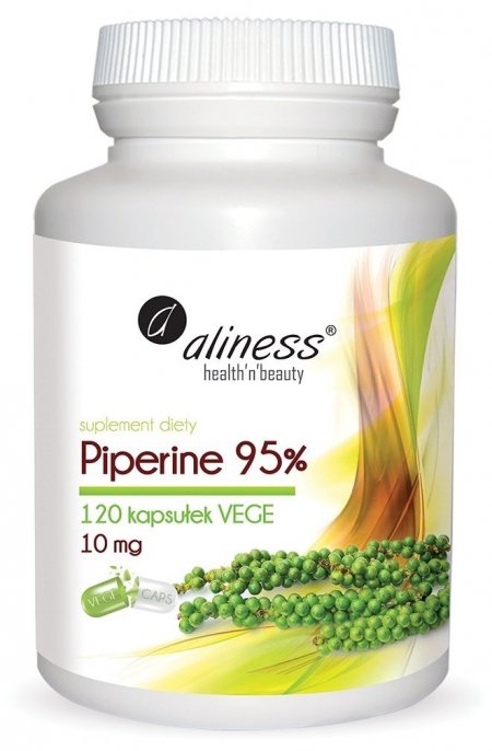 Piperine 95% 10 mg x 120 kapsułek Aliness 