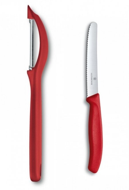 Zestaw Nóż do pomidorów i obieraczka Victorinox