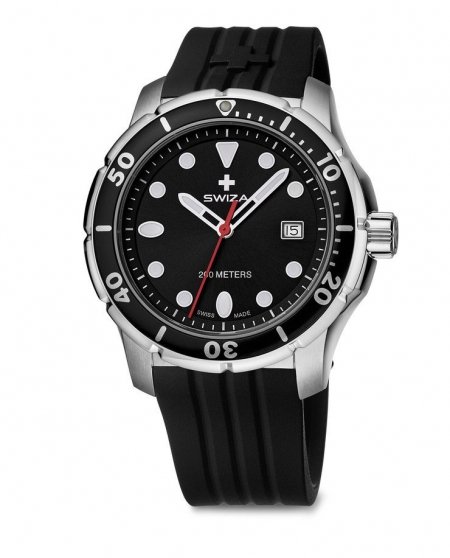 Zegarek SWIZA Tetis Gent SST black-black WAT.0461.1001