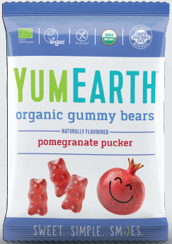 YumEarth Żelki miśki owoc granatu EKO (Gummy Bears) 50 g