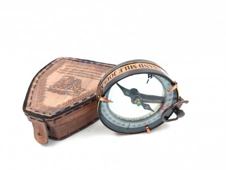 Kompas magnetyczny - map reader w skórzanym etui NC2929