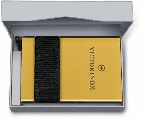 SwissCard Classic Victorinox Secrid Smart Card Portfel - czarno/złoty 